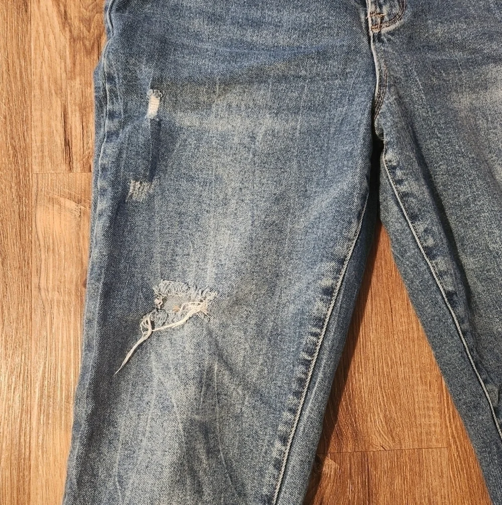 Nicole Miller New York Nomad Super High Rise Straight Denim Jeans Size 12 - Picture 6 of 15